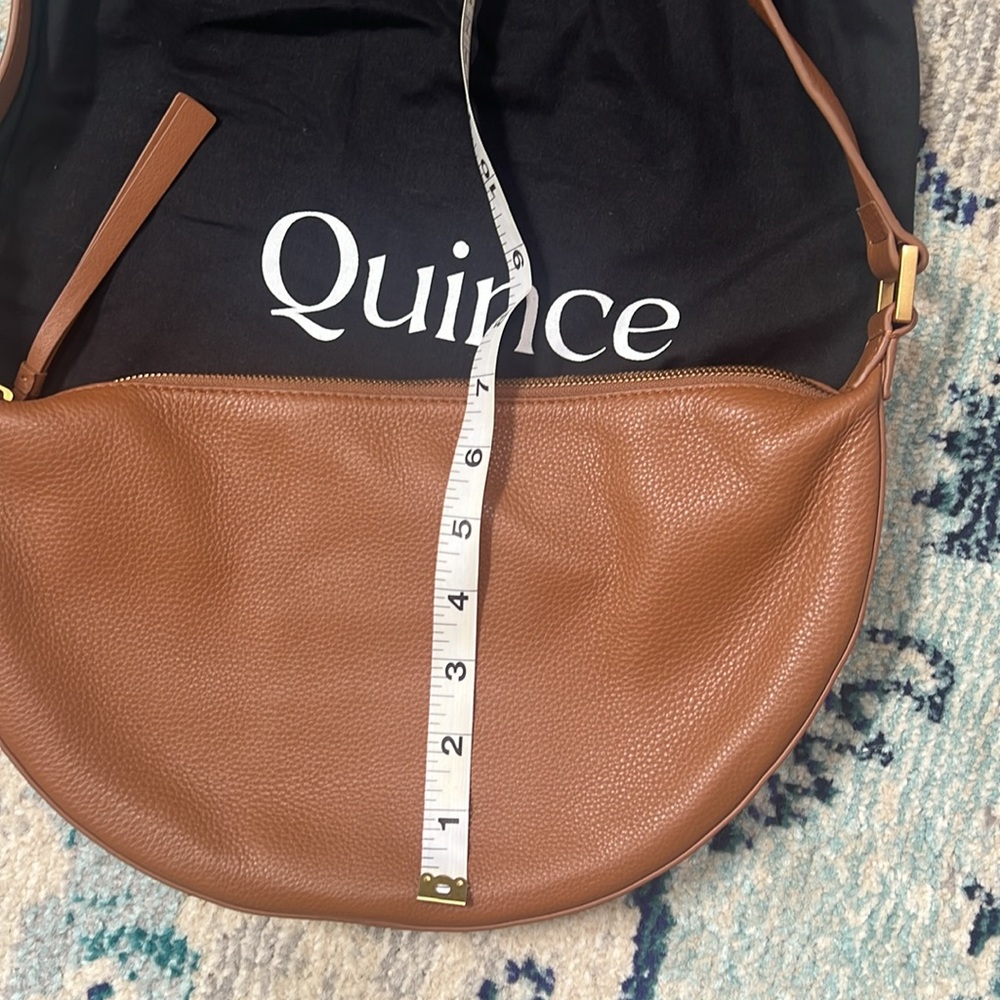 Quince Tan Leather Handbag - Picture 13 of 16